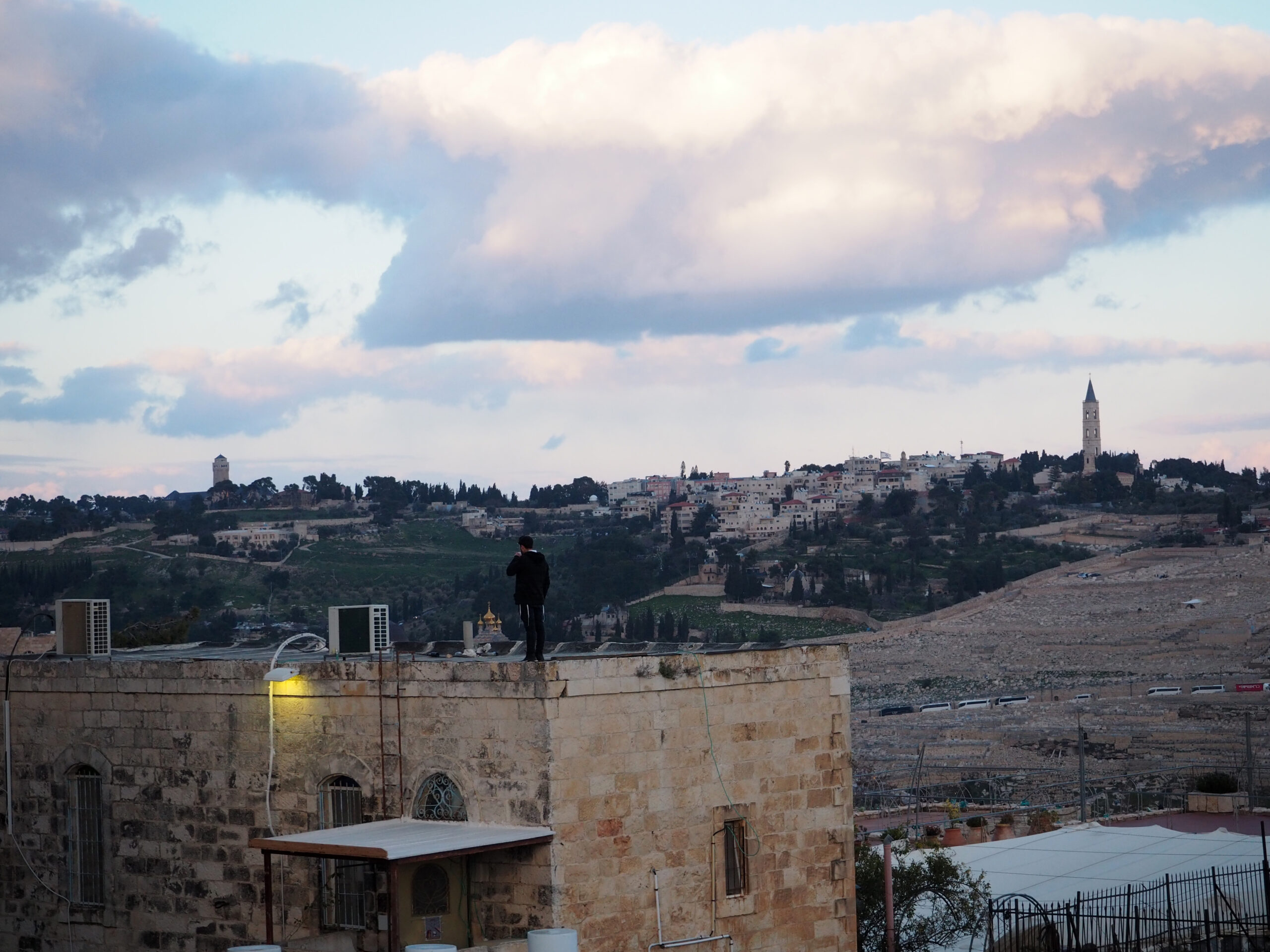 Vy över Jerusalem.